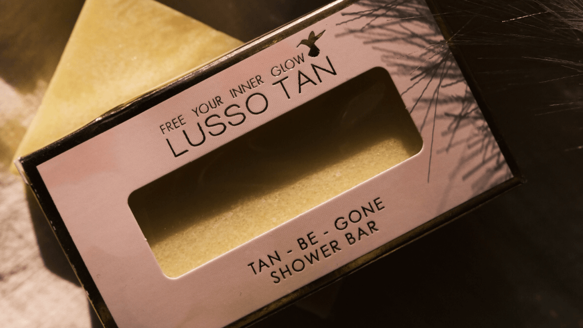 Tan-Be-Gone Shower Bar – Our Summer Saviour - Lusso Tan