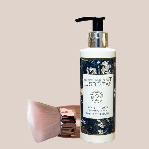 Winter Nights Tanning Balm & Brush Bundle Lusso Tan