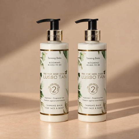 2 x Blooming Mama To Be Tanning Balm 200ml Lusso Tan