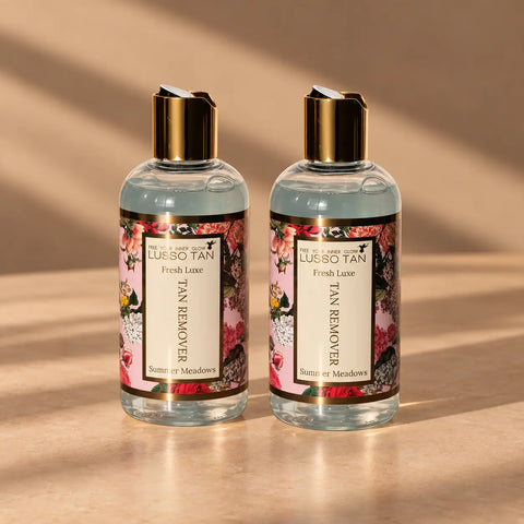 2 x Summer Meadow Fresh Lux Tan Removing Shower Gel Lusso Tan
