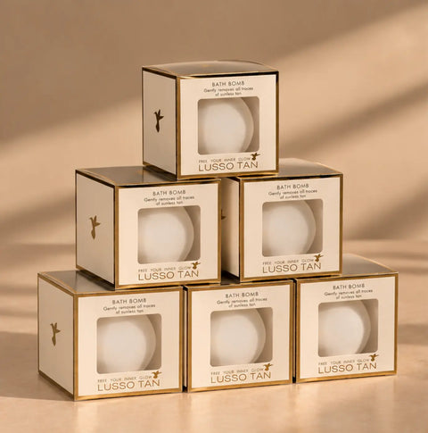 6 x Lusso Tan Eraser Bath Bomb Lusso Tan