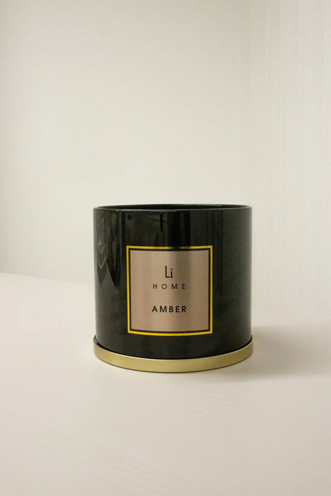 Amber - 3 Wick Luxury Candle 1kg Lifestyle Home Collection