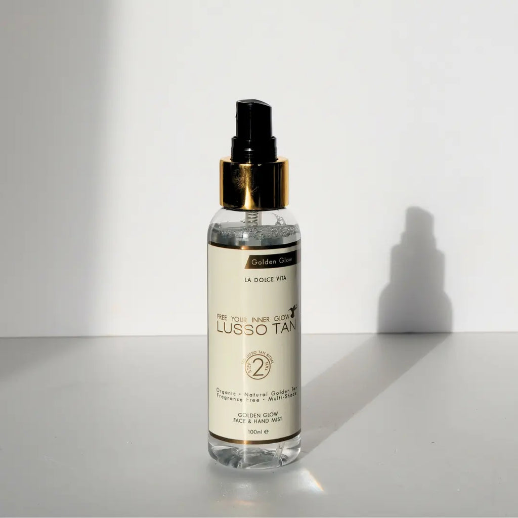 Golden Glow Face & Hand Mist 100ml. Lusso Tan