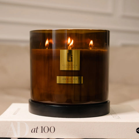 Luxury XXL Candle - Amber Fie (5kg) Lifestyle Home Collection