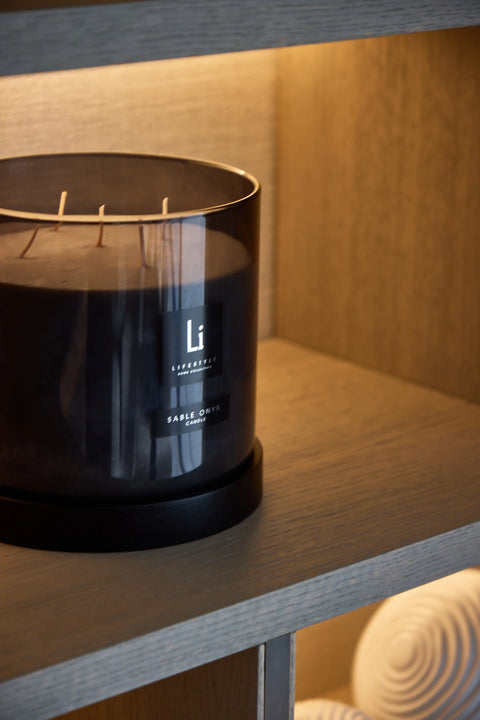 Luxury XXL Candle - Sable Onyx (5kg) Lifestyle Home Collection