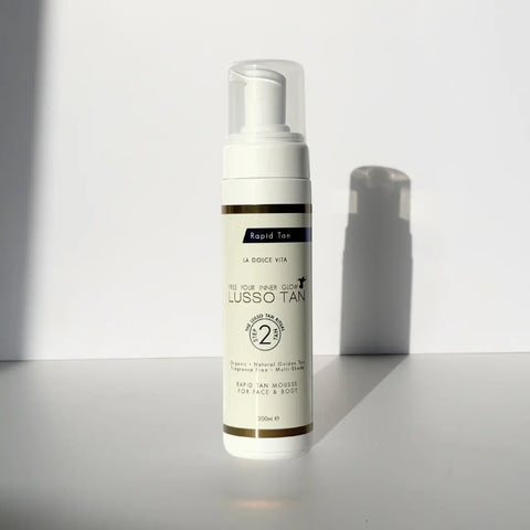 Rapid Self Tanning Mousse Bundle Lusso Tan