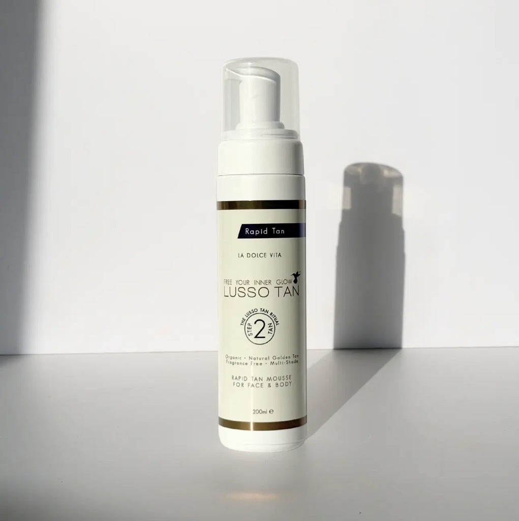 Rapid Tan Mousse 200ml Lusso Tan