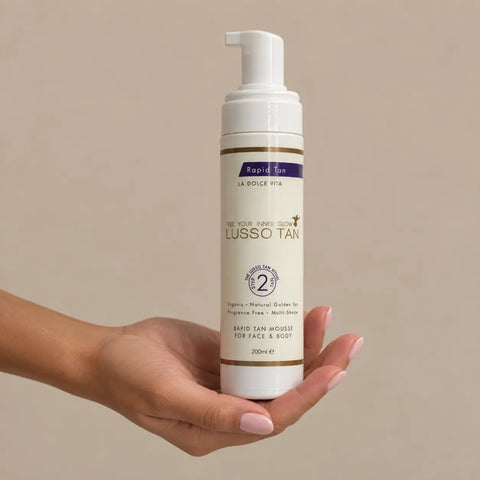 Rapid Tan Mousse 200ml Lusso Tan