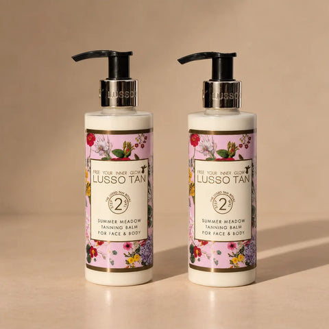 Summer Meadow Tanning Balm 200ml x 2 Lusso Tan