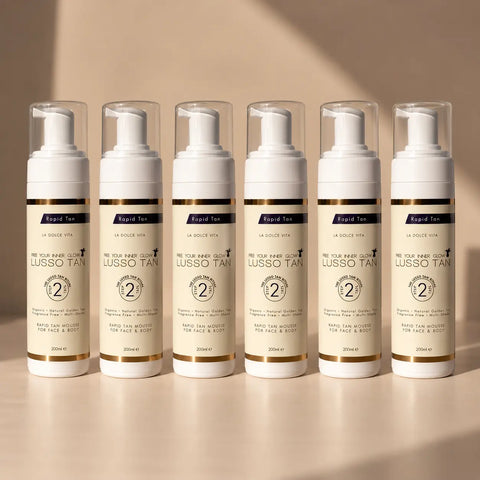 Tanning Mousse 200ml x6 Lusso Tan