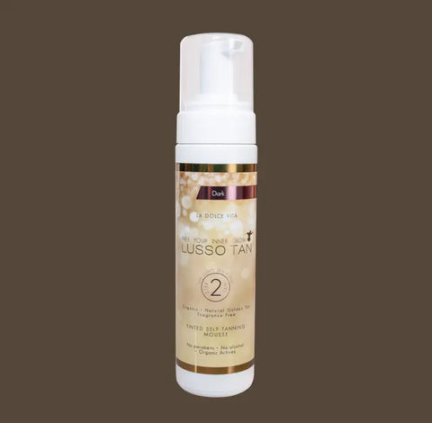 Tanning Mousse Dark The Sculpted Vegan Tinted Self Tanning Mousse Dark Lusso Tan