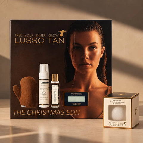 The Christmas Edit + Free Bath Bomb Lusso Tan
