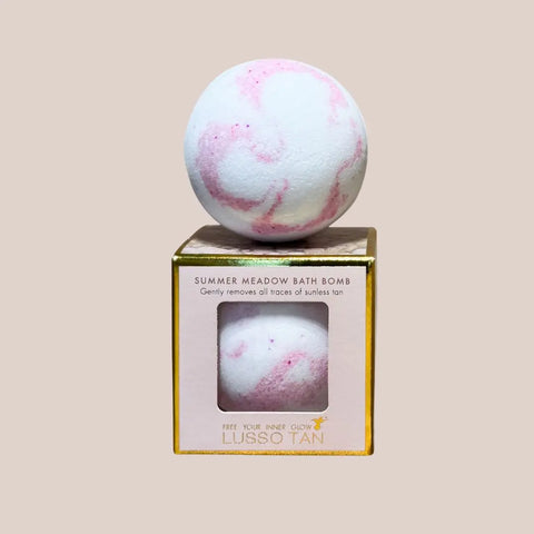 The Sculpted Vegan Summer Meadow Bath Bomb Lusso Tan