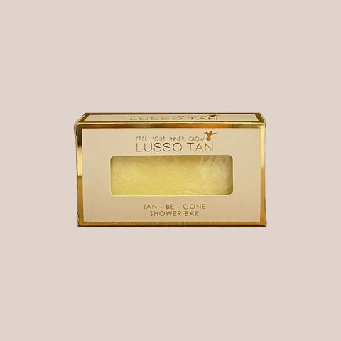 The Sculpted Vegan Tan-Be-Gone Shower Bar - Original Fresh Lemon Lusso Tan