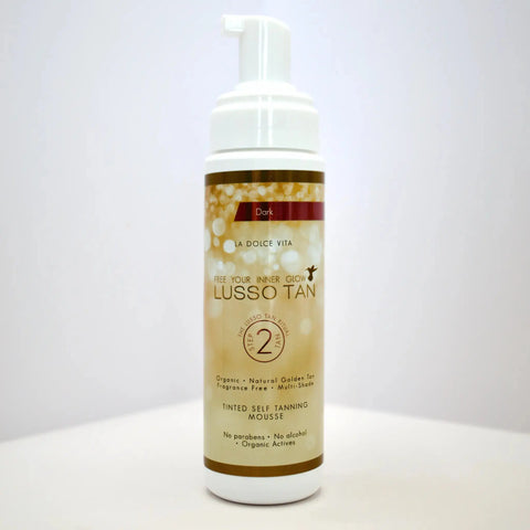 Tinted Self Tanning Mousse 200ml (Variants) Lusso Tan