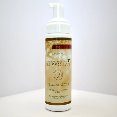 Tinted Self Tanning Mousse 200ml (Variants) Lusso Tan