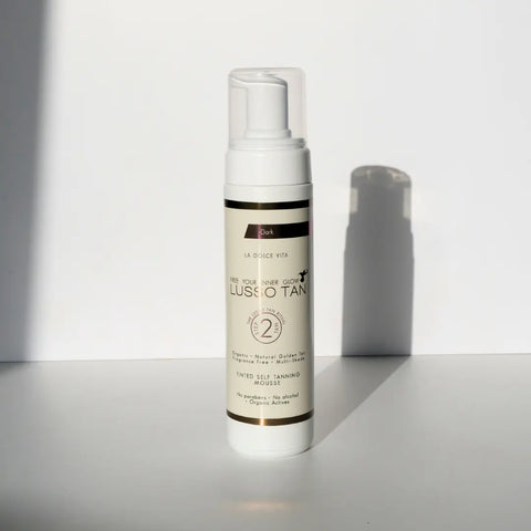 Tinted Self Tanning Mousse 200ml (Variants). Lusso Tan